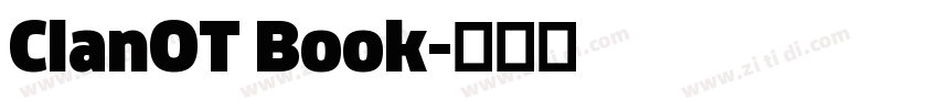 ClanOT Book字体转换